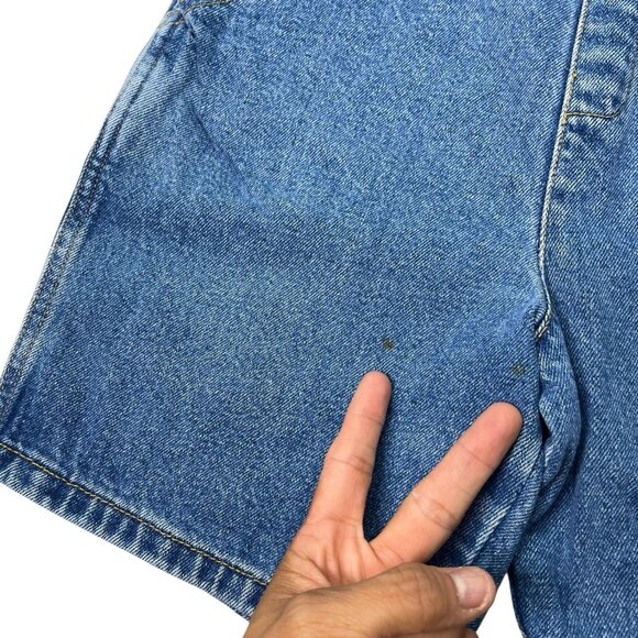 Vintage Guess Baby 100% Cotton Denim Shortalls Overalls Kids Size 7Y - Picture 6 of 10